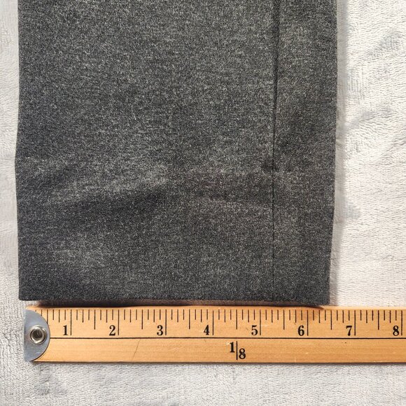 Jack Victor Mens HI-LINE Zip Pant Size W32RxL28 Gray Stretch Jersey Dress Pants - Picture 10 of 10